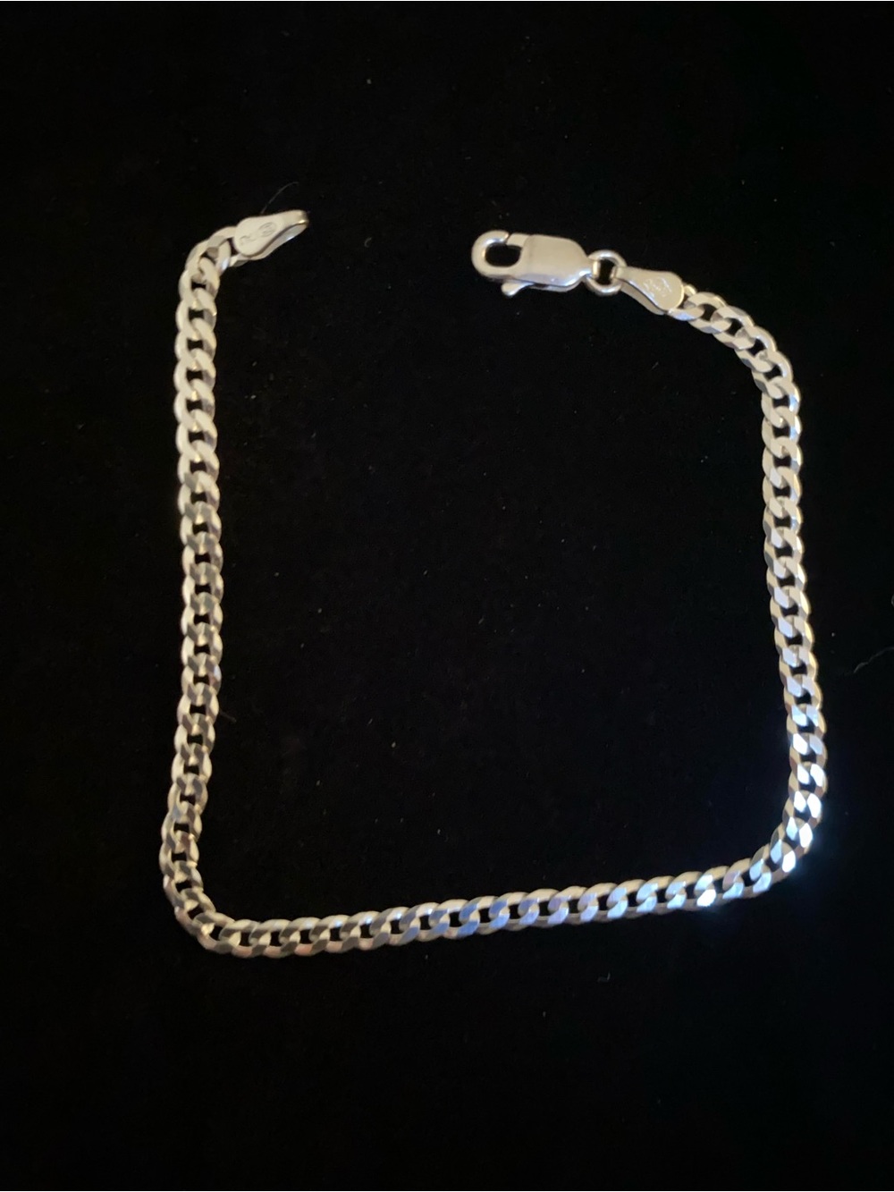 Sterling Silver Cuban Link Bracelet